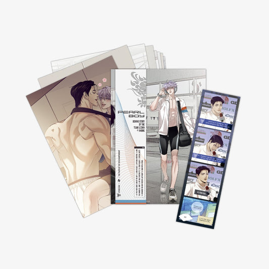 Official Pearl Boy Team Lezhin Behind-the-Scenes Collectible Postcard Set