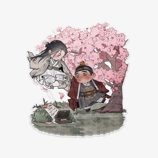 The Heart of the Lotus Mini Acrylic Stand Package Official Webtoon Display