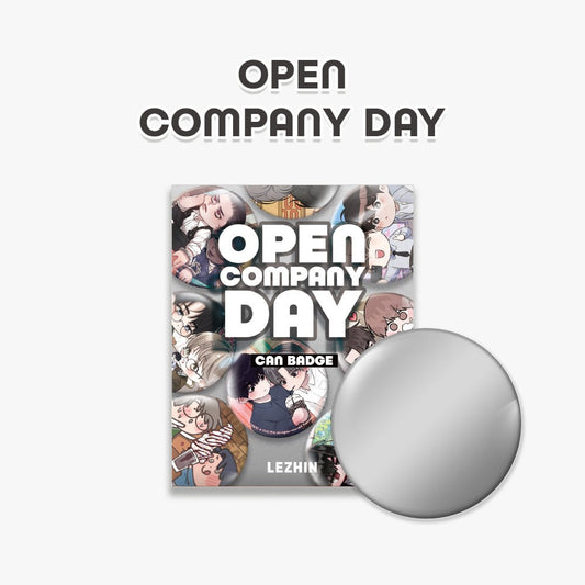 Exclusive Lezhin Webtoon Open Company Day Commemorative Can Badge Pin