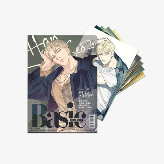 Official Backlight Han Seo-In Pictorial Scrap File & Postcard Set Korean Collectible