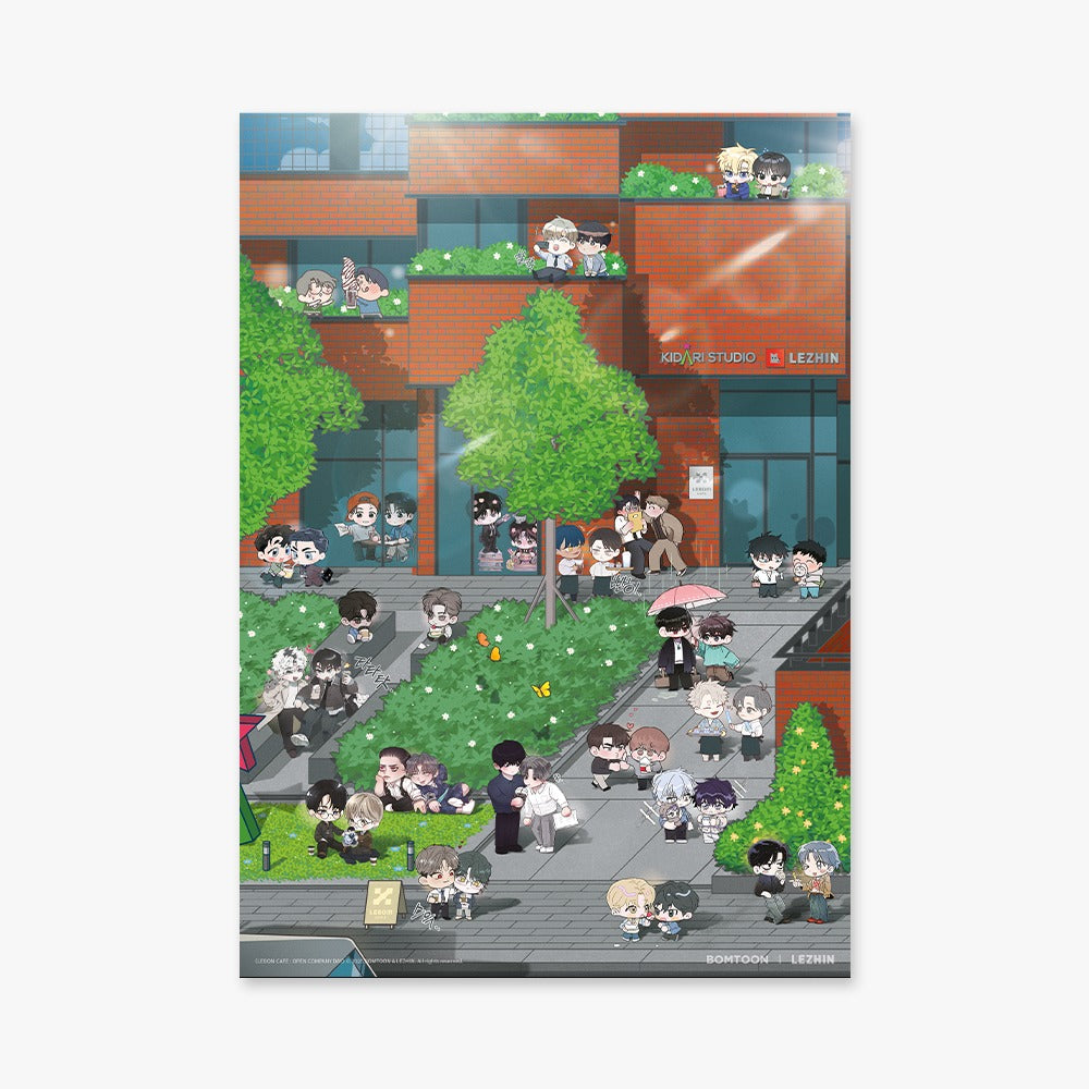 Exclusive Official LEZHIN B Collection Photo Cards - OPEN COMPANY DAY Set