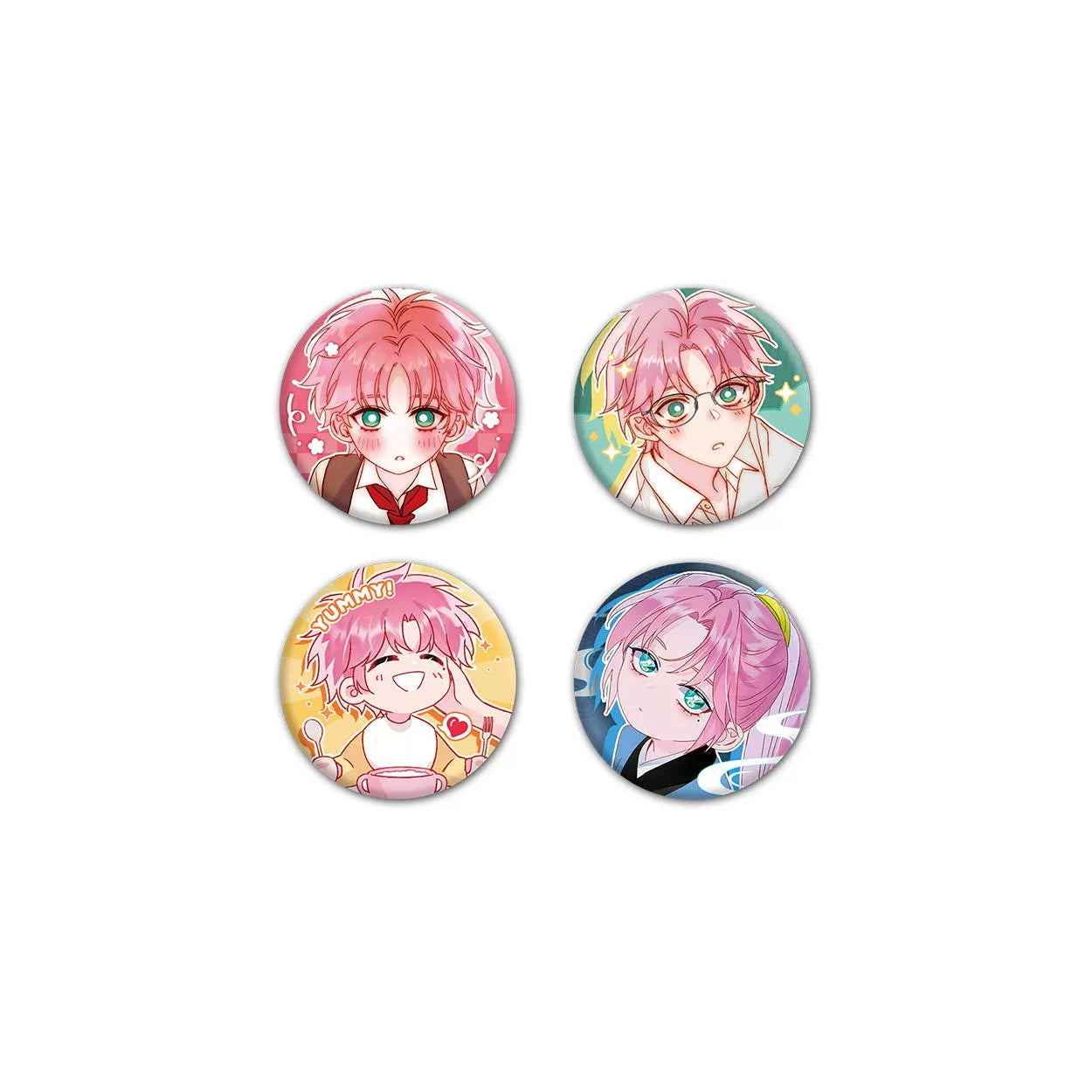 The spot Li Ting villain wants to rescue the Bingqin Summer ALL IN Set Badge Photo Card Pendant