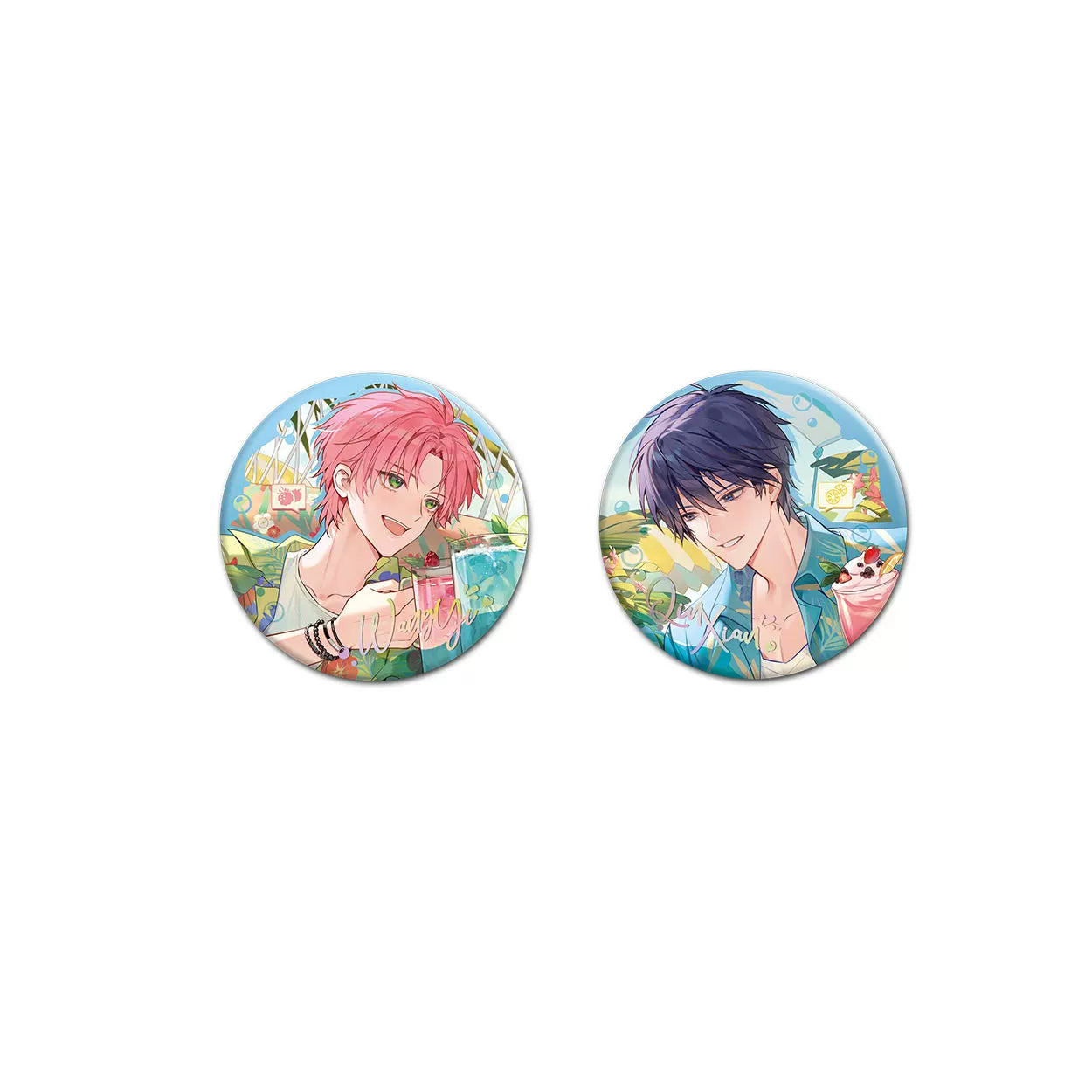 The spot Li Ting villain wants to rescue the Bingqin Summer ALL IN Set Badge Photo Card Pendant