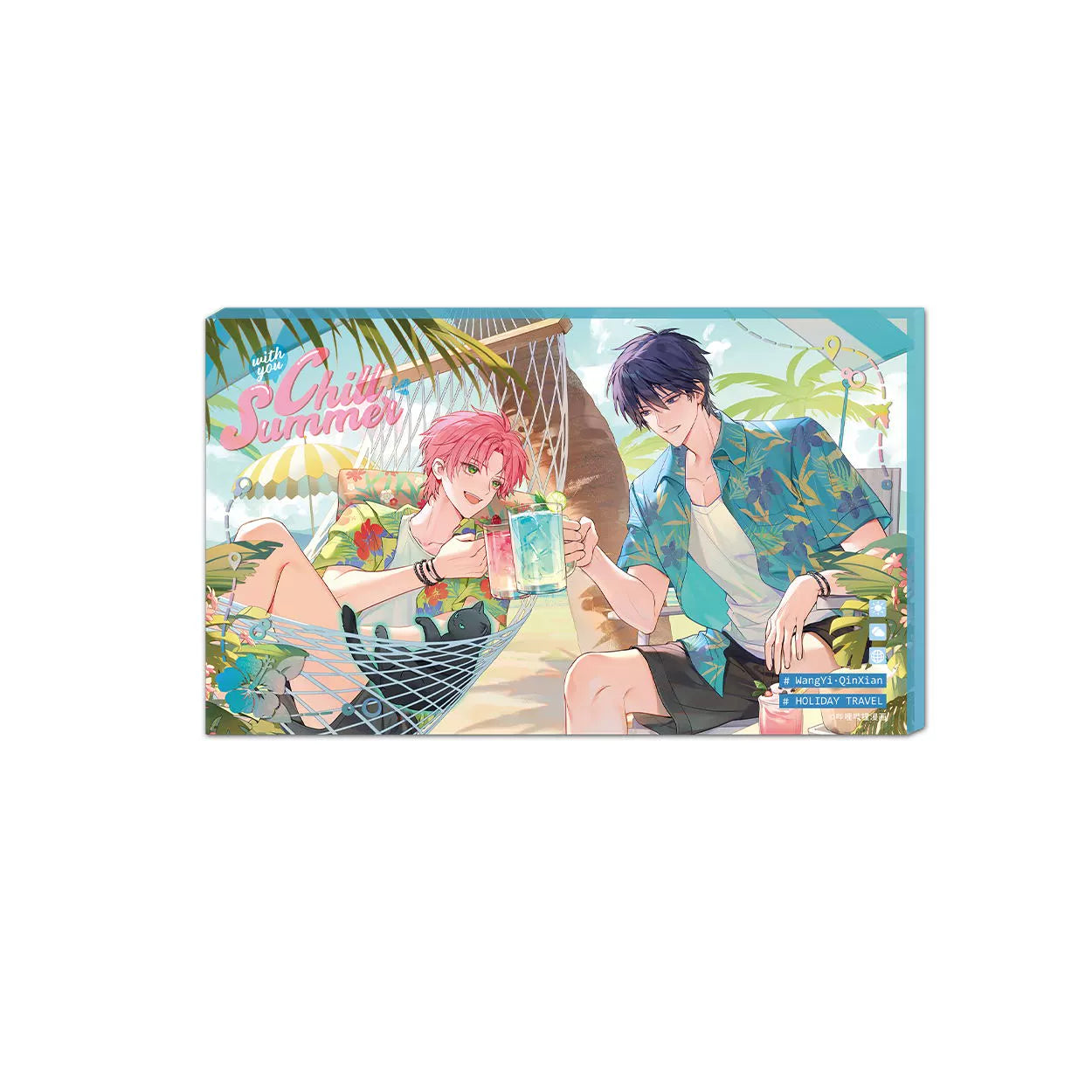 The spot Li Ting villain wants to rescue the Bingqin Summer ALL IN Set Badge Photo Card Pendant