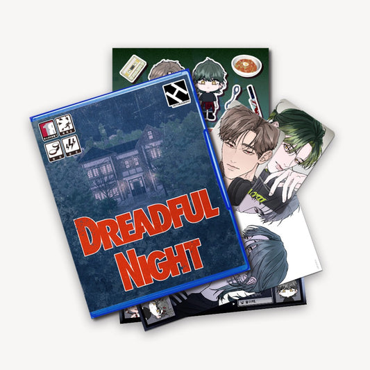 Dreadful Night Strategy Guide Package Collector's Sticker Card Set