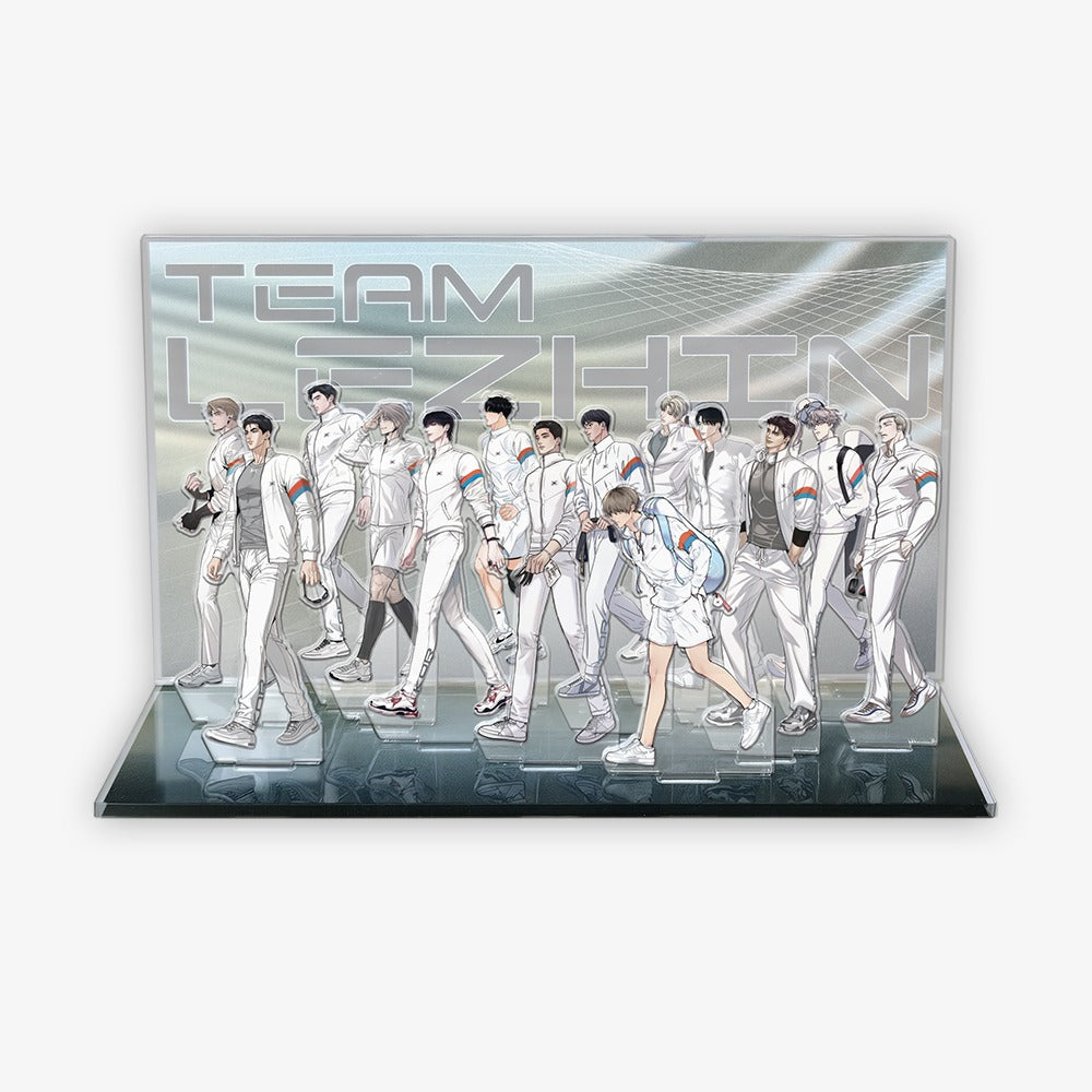 Collectible TEAM LEZHIN Mini BBOSIRAEGI Acrylic Charm Keychain - Official Webtoon Merchandise