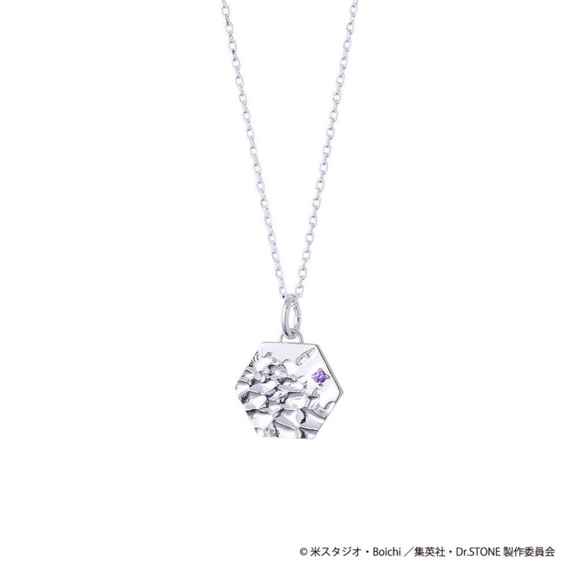 Dr.STONE Asagiri Gen Silver Necklace - Anime Inspired Revival Fluid Design