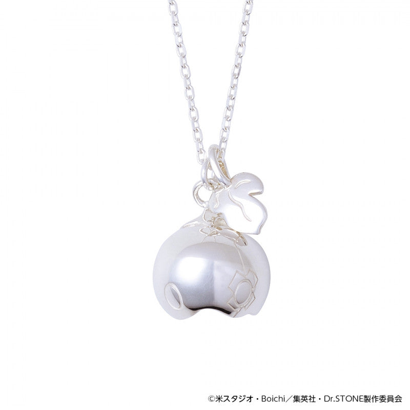 Dr.STONE Suika Mask Silver Necklace - Anime Jewelry, Adjustable Chain, Collectible Gift
