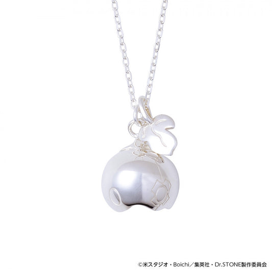 Dr.STONE Suika Mask Silver Necklace - Anime Jewelry, Adjustable Chain, Collectible Gift