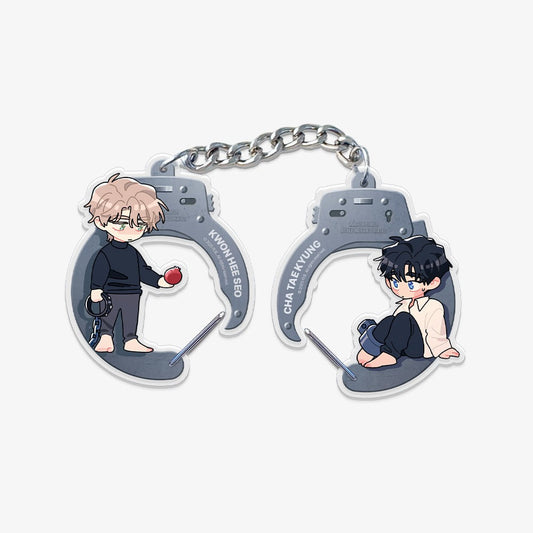 Official 'A Tree Without Roots' Webtoon Chae Taekyung Kwon Hiezoo Carabiner Keychain