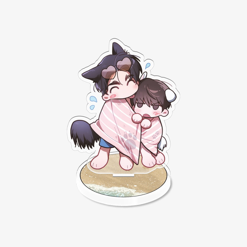 Paws & Claws Webtoon Character Acrylic Mini Stand - Official Collection Merchandise