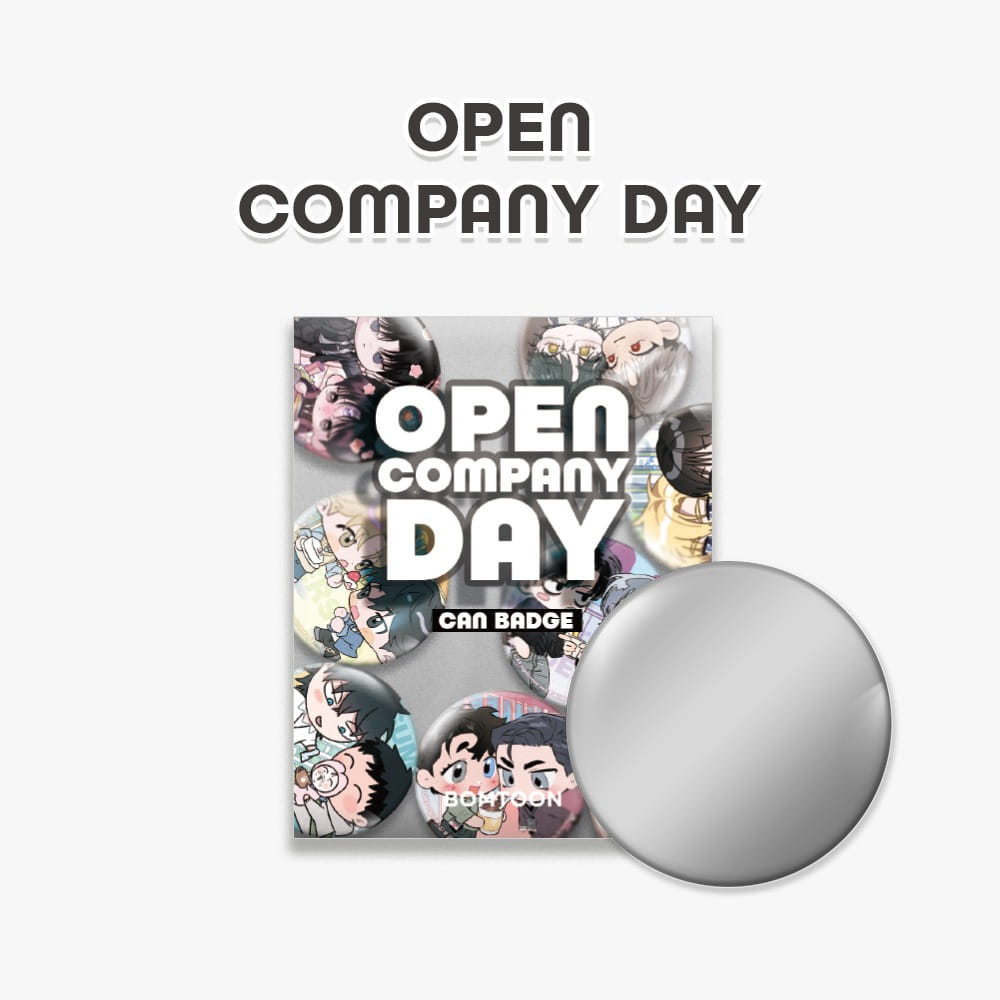 Exclusive Open Company Day Bomtoon Collectible Can Badge Pin Official Merch