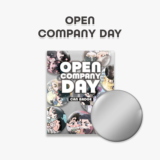 Exclusive Open Company Day Bomtoon Collectible Can Badge Pin Official Merch