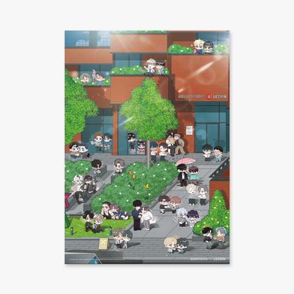 Exclusive Official LEZHIN B Collection Photo Cards - OPEN COMPANY DAY Set