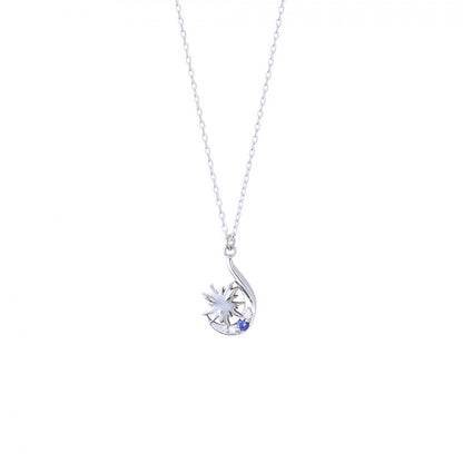 The Summer Light Died Yoshiki Tsujinaka Sterling Silver Necklace with Sparkling Gemstones