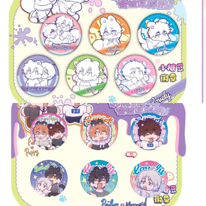 Haraya anime genuine authorized Kuniya lying puppy will be eaten jelly bean mini bar chirp badge millet