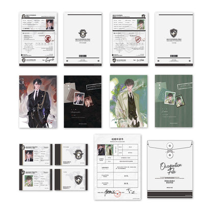 Pre-sale Li Ting Prisoned in the Eternal Night Time Prologue ALL IN Badge Colored Paper Refrigerator Magnet Gu Yunchi is warm
