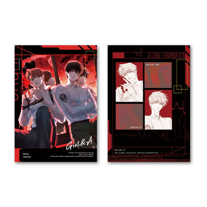 Pre-sale Li Ting Global College Entrance Examination Phase 4 Badge photo card color paper plush doll Qin Jiu Youyou