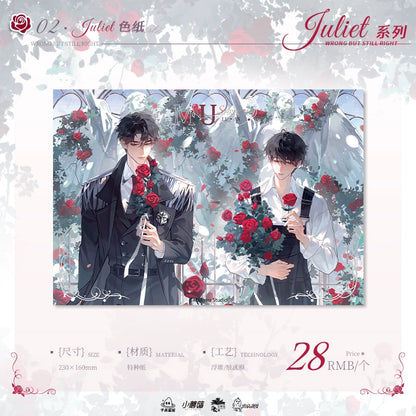 Izumi anime small mushroom peripherals Juliet series badges Polaroid colored paper card bar sunset