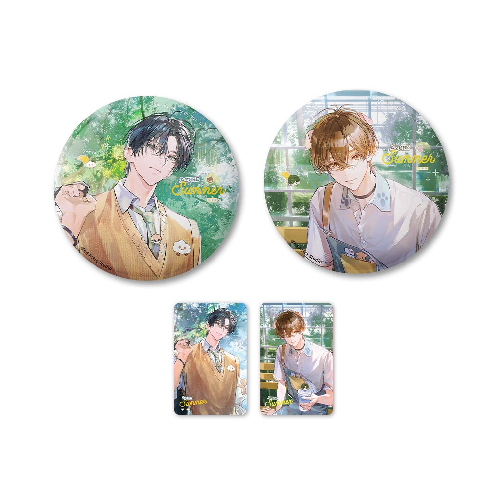 Pre-sale Li Ting Prisoned in the Eternal Night Time Prologue ALL IN Badge Colored Paper Refrigerator Magnet Gu Yunchi is warm