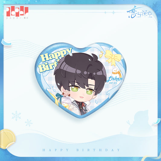 Li Shen's 2025 Birthday Q Edition Tinplate Badge Pre-sale
