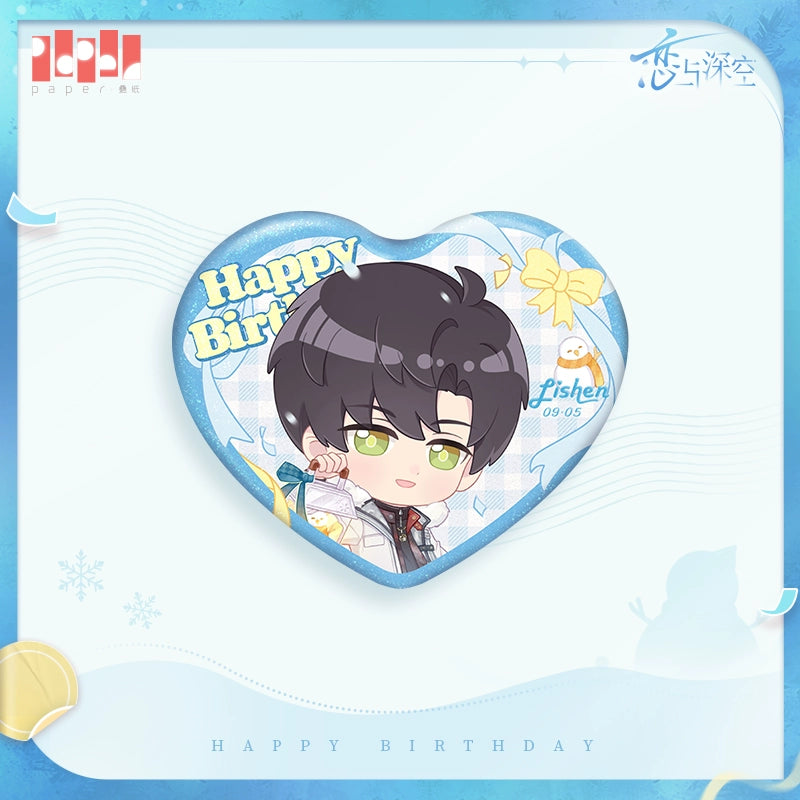 Li Shen's 2025 Birthday Q Edition Tinplate Badge Pre-sale