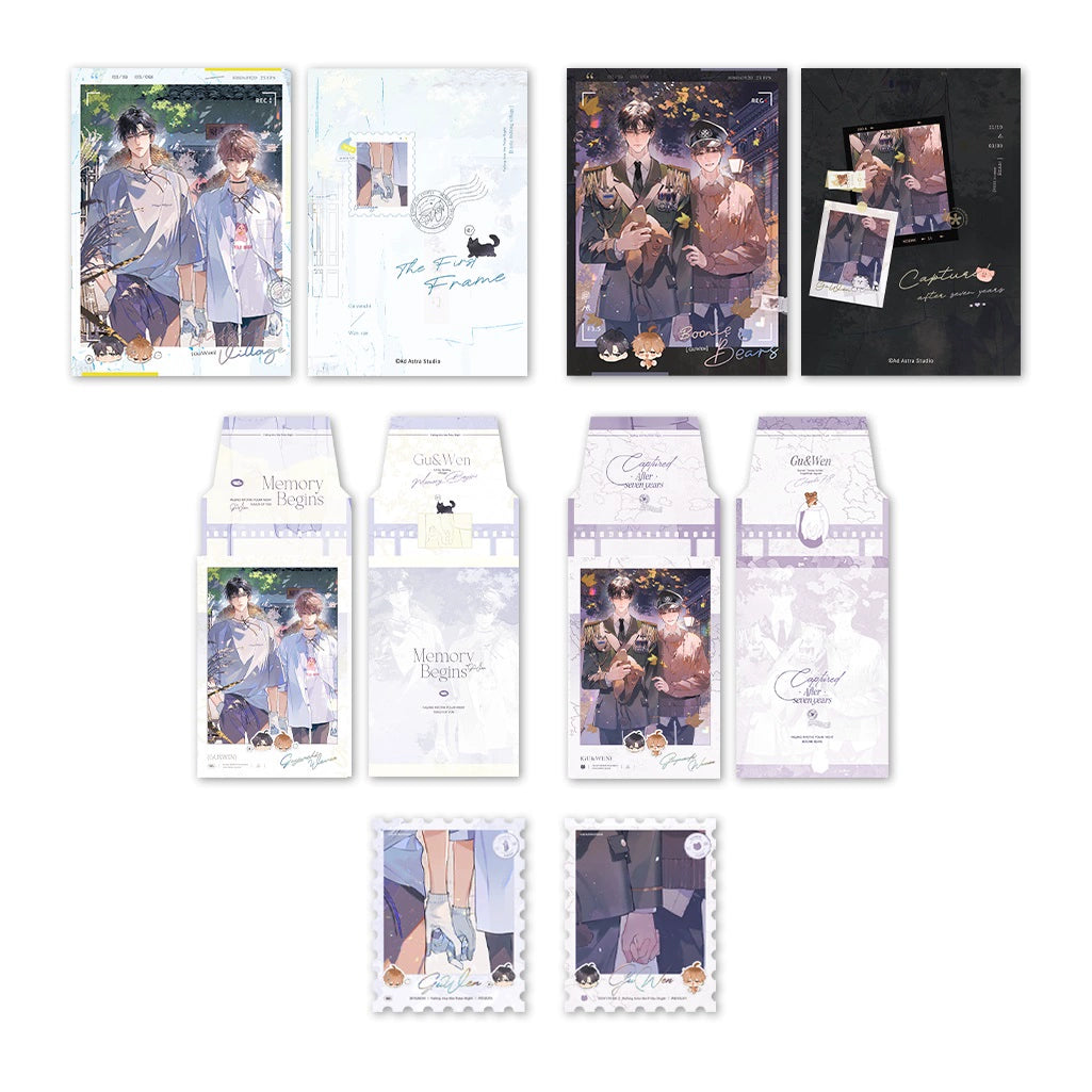 Pre-sale Li Ting Prisoned in the Eternal Night Time Prologue ALL IN Badge Colored Paper Refrigerator Magnet Gu Yunchi is warm