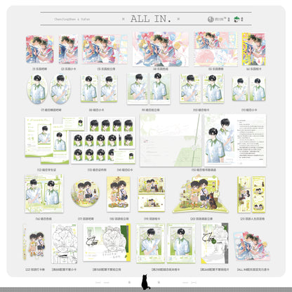 Pre-sale cherry blossom collection after school and wait for my original derivative authorization genuine peripheral park crush outing bar color paper
