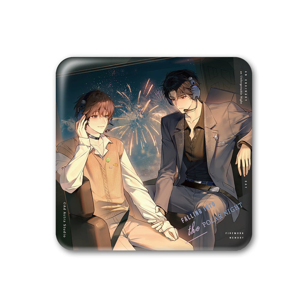 Pre-sale Li Ting Prisoned in the Eternal Night Time Prologue ALL IN Badge Colored Paper Refrigerator Magnet Gu Yunchi is warm