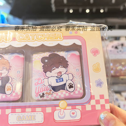 The sweetheart floating series puppy badge group peripherals that the lying puppy will be eaten are genuine