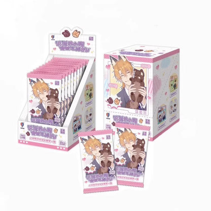 The first small card of the new Kabao Cultural and Creative Lying Puppy will be eaten by the Heart Animal Language series of cards