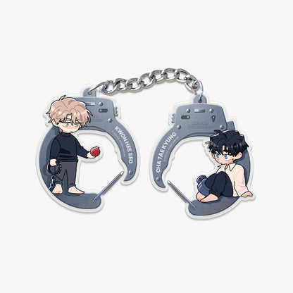 Official 'A Tree Without Roots' Webtoon Chae Taekyung Kwon Hiezoo Carabiner Keychain
