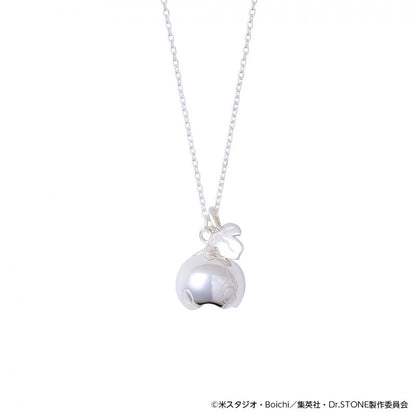 Dr.STONE Suika Mask Silver Necklace - Anime Jewelry, Adjustable Chain, Collectible Gift